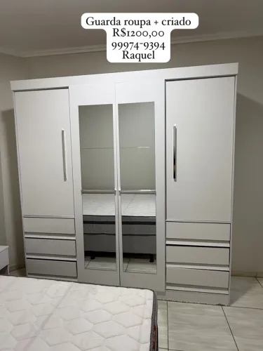 Guarda roupa +criado mudo