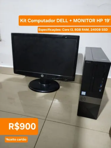 Kit computador Dell + Monitor 19 polegadas