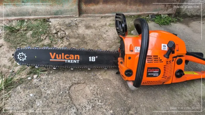Moto serra vulcan nunca usada só pra teste 