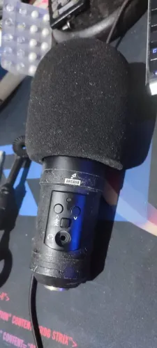 Microfone Arcano Condensador AR U200 USB + Pedestal Articulado