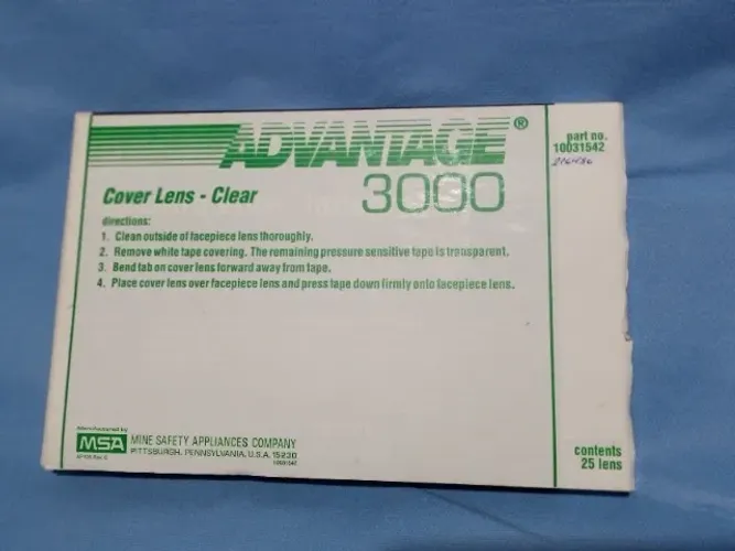 LENTE DE COBETURA PARA MASCARA ADVANTAGE 3000/MSA Pct-25 lentes