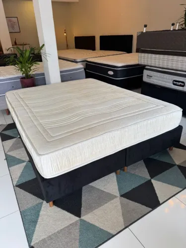 Colchão LÁTEX SEMINOVO TOP MAXFLEX PURO - Entrego! 