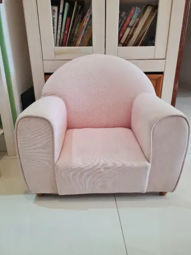 Poltrona infantil rosa - marca Abracadabra