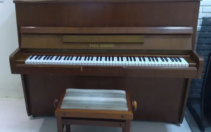 PIANO FRITZ DOBBERT , móvel conservado, ótimo instrumento pra alegrar sua família .