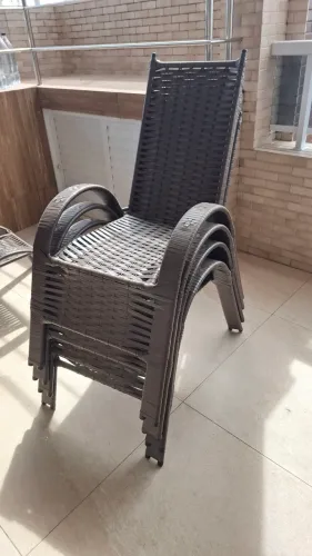 Conjunto de cadeiras de terraço