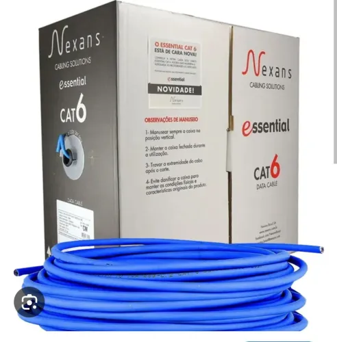 Caixa de Cabo de Rede Cat6 Nexans Gigalan - 305 Metros