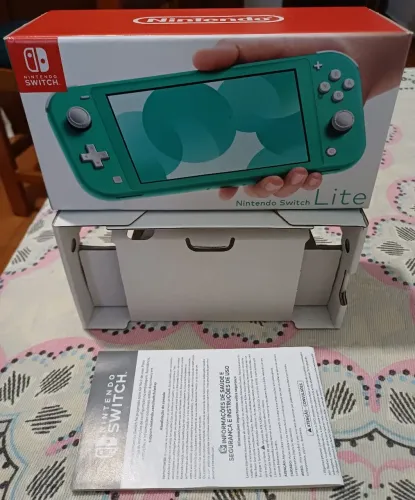 Caixa para Nintendo Switch Lite Turquesa