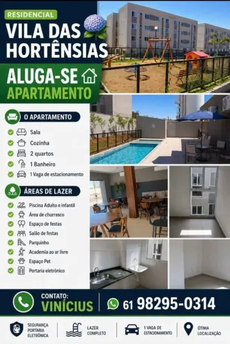Apartamento para locação em Formosa-Go
