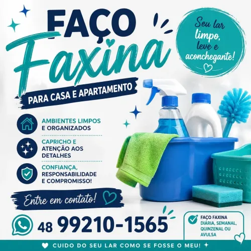 faxina e diarista 