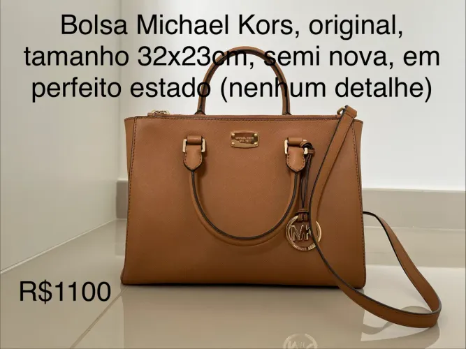 Bolsa Michael Kors original semi nova