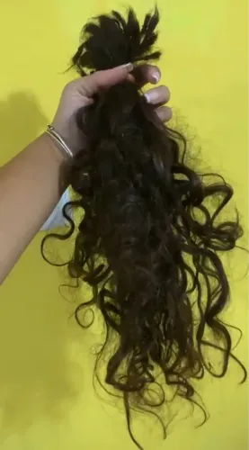 Mega hair cacheado