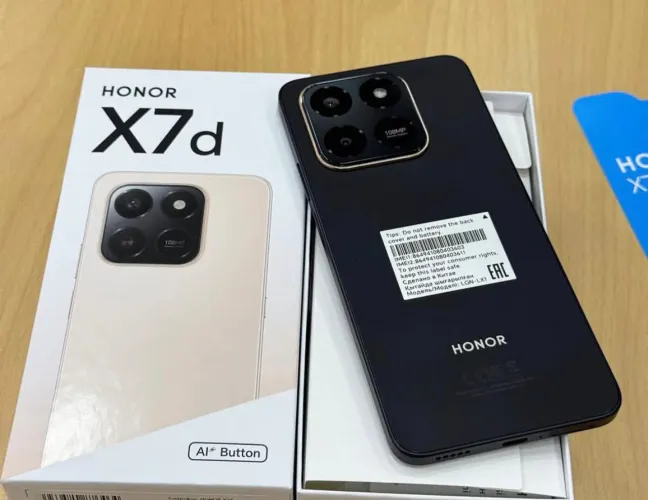 Lançamento - Honor X7D - preto - 256Gb/8Ram + Entrega Grátis - Potência e estilo 