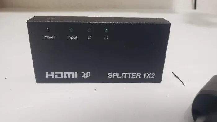 Splitter HDMI 1x2 Divisor Duplicador 1 Tela para 2