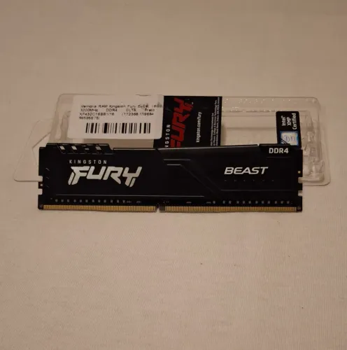 Memória RAM Kingston Fury Beast DDR4 16GB 3200MHz