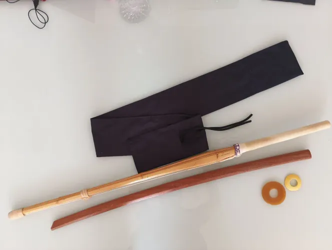 Espada Shinai Mushin (bambu), Bokuto Ryu e Bokuro.
