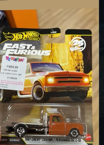 HOTWHEELS CHEVY C10 1967 
