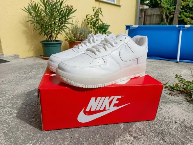 Tênis Nike Air Force 1 All White Premium - Primeira Linha Novo Na Caixa.