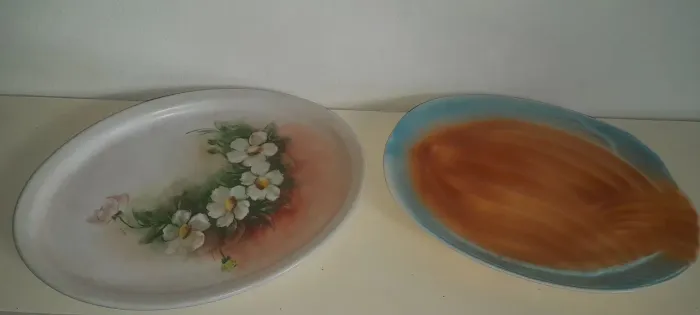 Travessas para peixe e frutas legumes e verduras 