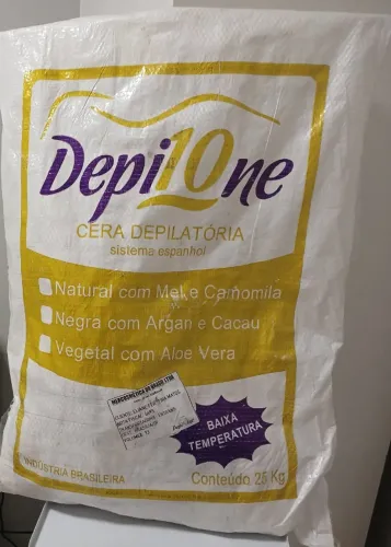 10kKG - Cera Quente Depilatória Depil One -   Mel e Camomila - Pedaço