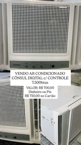Ar condicionado cônsul digital 7500 btu