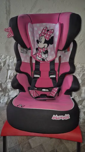Cadeirinha Carro / Cadeira Auto Disney Minnie Mouse - Bom Estado