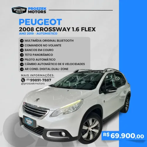 Peugeot 2008 Crossway 1.6 Flex 16V 5P Aut. 2019