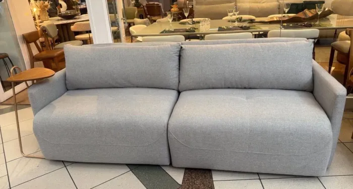 Sofá Retrátil Capobianco Prime - Cinza | 2,20 m