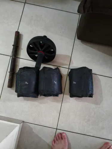 RODA ABDOMINAL, CANELEIRAS E BARRA HALTER