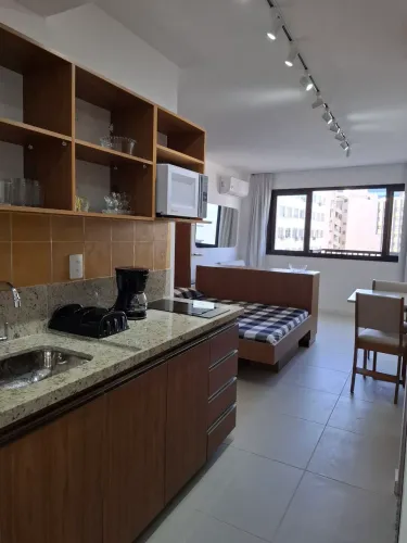 Loft mobiliado, silencioso