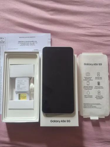 Celular samsung A56 5g novo com nota fiscal