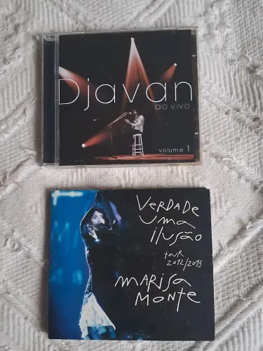 CD'S DJAVAN AO VIVO/ MARISA MONTE