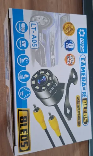 Câmera de ré 8 led LT-A05