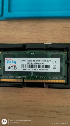 Memórias para notebook