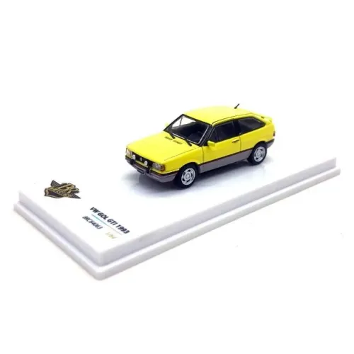 Miniatura Carro Volkswagen Gol GTI (1993) - Series 5 - Amarelo - 1:64 - BR Classics