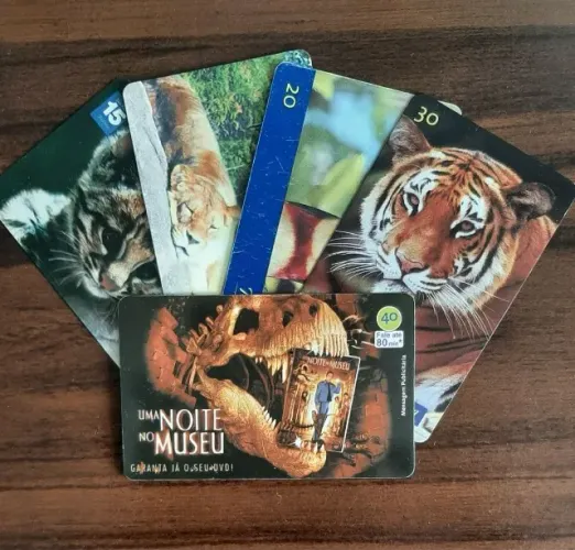 27 Cartões da telefônica, ideal para colecionadores que gostam de uma nostalgia
