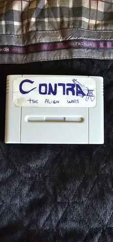 Fita Super Nintendo Contra The Alien Wars 