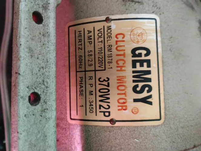 Vendo máquina doméstica e motor industrial valor 250 reais cada