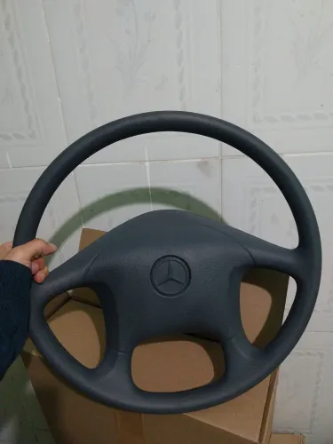 Volante Mercedes-Benz 455 mm Cinza - Atego / Axor / Accelo