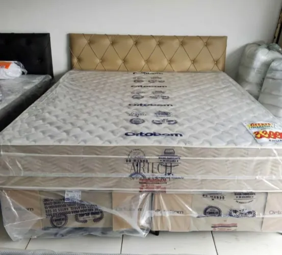 Cama Super King Airtech Molas Ensacadas