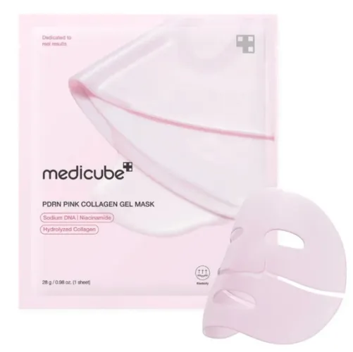 Medicube PDRN Pink Collagen Gel Mask (Kit com 4 máscaras)