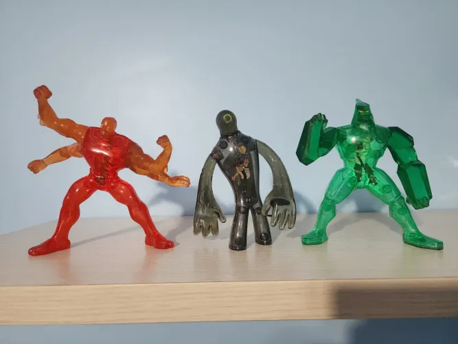 coleção de bonecos ben 10 (promoção mcdonalds happy meal)