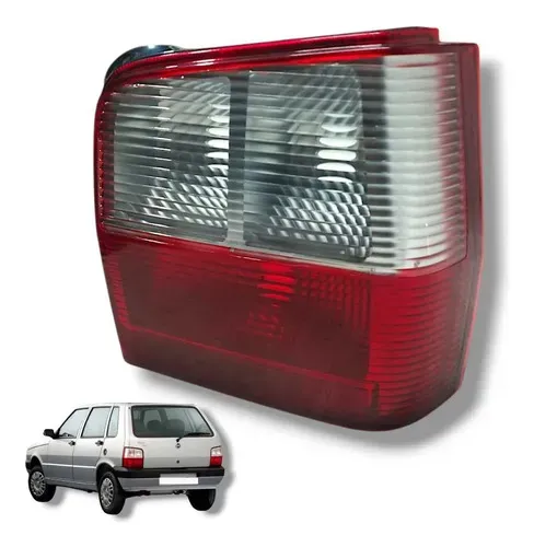 Lanterna Traseira Fiat Uno Mille Fire 2006 A 2013 Direita Direito/passageiro Vermelho