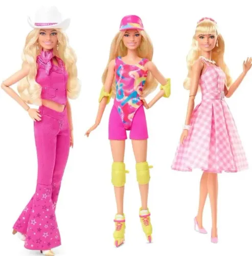 LOTE BARBIE MOVIE LACRADAS - 3 BONECAS
