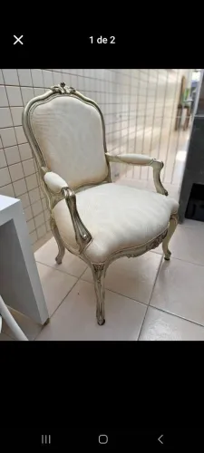 Poltrona antiga Luis xv original 