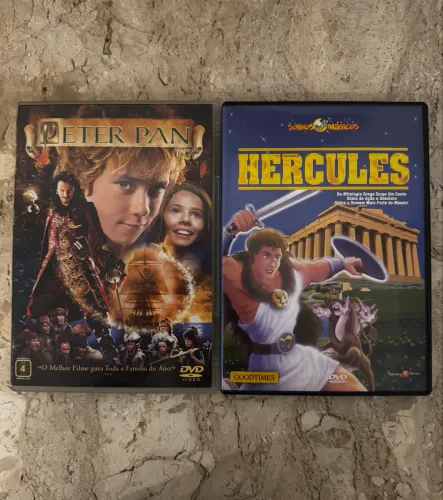 DVD: Peter Pan 2003 + Hercules Cartoon - Excelente Estado Raro De Colecionador