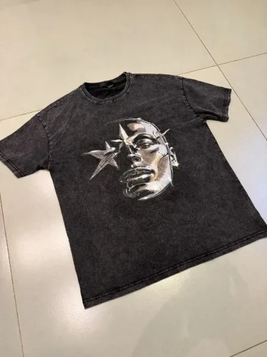 Camiseta Rosto Cromado