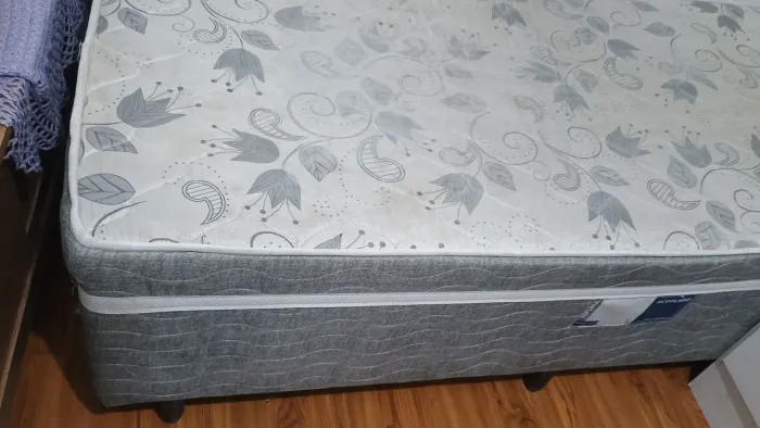 Cama box colchão acoplado probel solteiro
