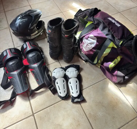 Equipamentos de trilha, motocross!