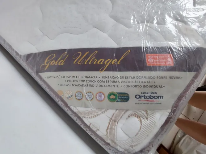 CAMA BOX CASAL ORTOBOM GOLD ULTRAGEL