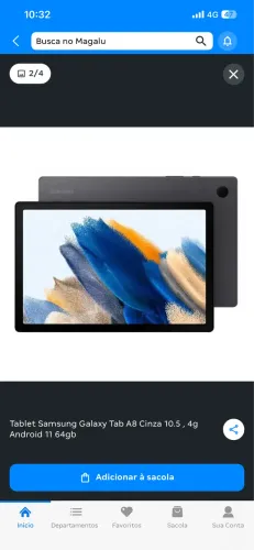 Tablet Samsung galaxy tab a8